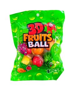Fruit Ball 3D frukt godis 80g