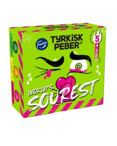 Fazer Tyrkisk Peber the World's Sourest godisbox 21g