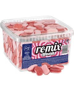 Fazer Remix Woosh jordgubbsskum 1,5kg (FÖRBESTÄLLNINGSVARA)