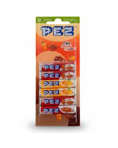 PEZ Cola Orange påfyllningspaket 6st