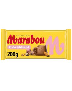 Marabou Frukt & Mandel chokladkaka 200g