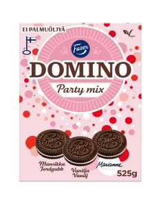 Fazer Domino Party mix fylld kex sortiment 525g