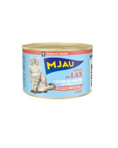 Mjau kattmat paté med smak av lax spannmålsfritt 200g