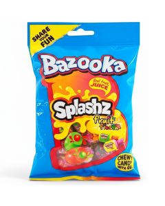 Bazooka Splashz Fruity godis mix 120g