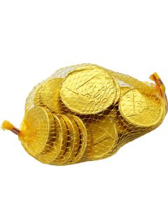  Gyllene eurochokladmynt ca 15 stycken