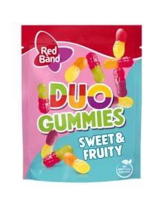 Red Band Duo Gummies Sweet & Fruity 215g