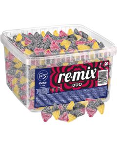 Fazer Remix Duo Frukt-Saltlakrits 1,9kg