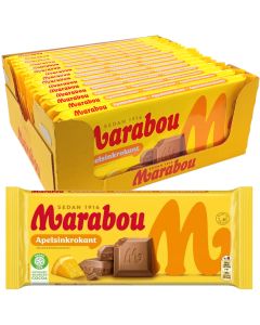 Marabou Apelsin Krokant chokladkaka 200g x 15st