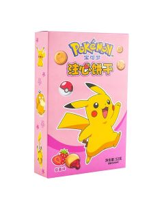 Pokemon Cookies jordgubbskaka 52g