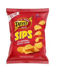 Taffel Big Time Sips Räfflade potatischips 260g