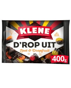 Klene Zoet & Dropfruit fruktlakritsduo 400g