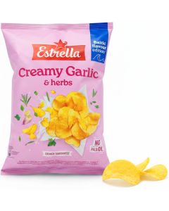 Estrella Creamy Garlic & Herbs potatischips 170g