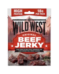 Wild West Beef Jerky Original torkat nötkött 60g