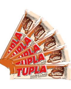 Cloetta Tupla Double Layer White Nougat chokladstyckbit 48g x 5st