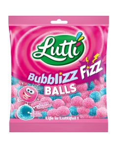 Lutti Bubblizz Fizz Balls godispåse 100g