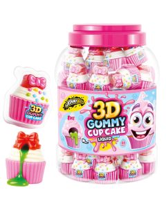 JohnyBee 3D Gummy Cup Cake 18g x 60st