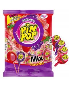 Pin Pop Bubble Gum Mix klubbor 48st