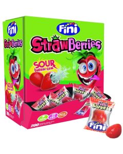 Fini Strawberries Sour tuggummi 5g x 200st