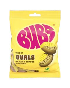 Bubs Banana Toffee Ovals godis 155g
