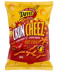 Taffel CrunCheez Hot Chili ostbågar 225g