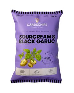 Gårdschips Black Garlic potatischips 150g