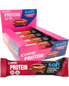 Corny Soft Protein Chocolate Caramel proteinbar 45g x 12st
