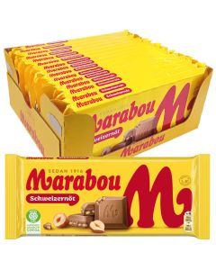 Marabou Schweizernöt chokladkaka 200g x 15st
