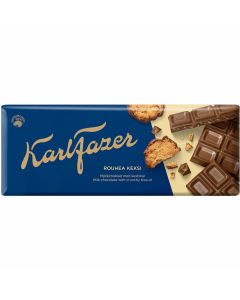 Karl Fazer Mjökchokad med kexbitar chokladkaka 180g