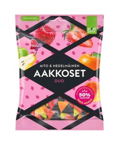 Malaco Aakkoset Duo Frukt & Lakrits godis 230g