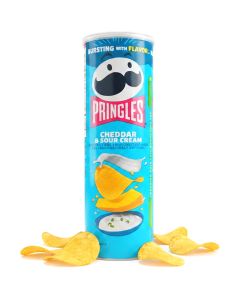 Pringles Cheddar & Sour Cream potatischips 158g