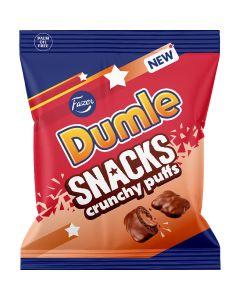 Fazer Dumle Snacks Crunchy Puffs godispåse 140g