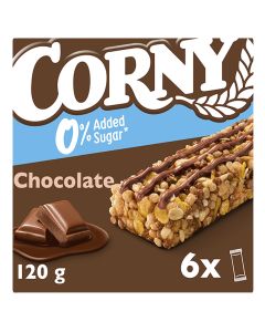 Corny 0% added sugar suklaa mellanmålsbar 20g x 6st