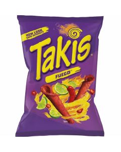 Takis Fuego Hot Chilipeppar & Lime Tortillachips 92,3g