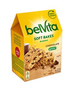 Belvita Soft Bakes Chocolate mellanmålkex 250g