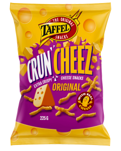 Taffel CrunCheez Original extra krispig ostbågar 225g