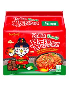 Buldak Hot Chicken Flavor Kimchi nudel 135g x 5-pack