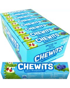 Cloetta Chewits Blue Raspberry 30g x 24st