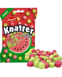 Brynild Knatter Melon skumdragé mix 80g