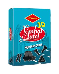 Halva Gamla Bilar 3D Reparrationssats blandad salmiakgodis 230g