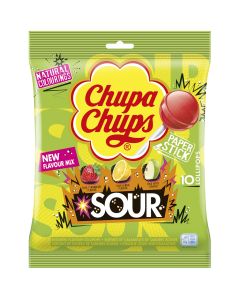 Chupa Chups Sour klubba påse 120g