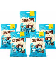 Crunchy Jordnöt Chokladcrisp godis 174g x 5st