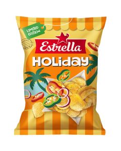Estrella Holiday potatischips 160g