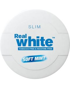 Kickup White Soft Mint Slim energy pouch 24 påsar
