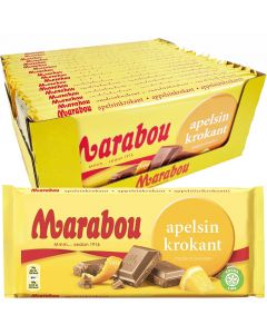 Marabou Apelsin Krokant chokladkaka 200g x 18st
