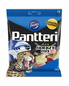 Fazer Pantteri Hockey Mix Limited Edition godispåse 230g