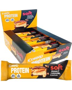 Corny Soft Protein Peanut Caramel proteinbar 45g x 12st