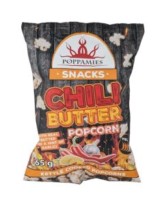 Poppamies Snacks Chili Butter popcorn 65g