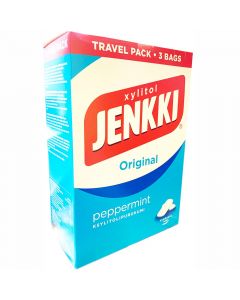 Jenkki Original Peppermint xylitoltuggummi Travel Pack 100g x 3-pack