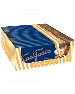 Karl Fazer Caramel Popcorn chokladkaka 200g x 21st