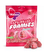 Malaco Sprinkled Foamies Strawberry konfektyr 110g